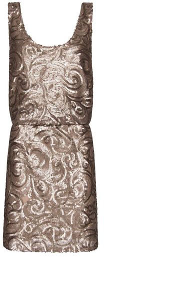 Mango Sequined Dress - Lyst