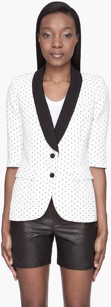 Smythe Pin Dot Blazer - Lyst