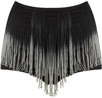 Topshop Ombre Fringe Panties - Lyst