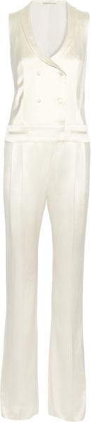 Alessandra Rich Silksatin Jumpsuit - Lyst