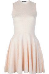 Alexander McQueen Texture Sleeveless Dress