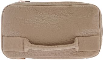 Alexander Wang Beige Latte Dumbo Leather Clutch Bag - Lyst