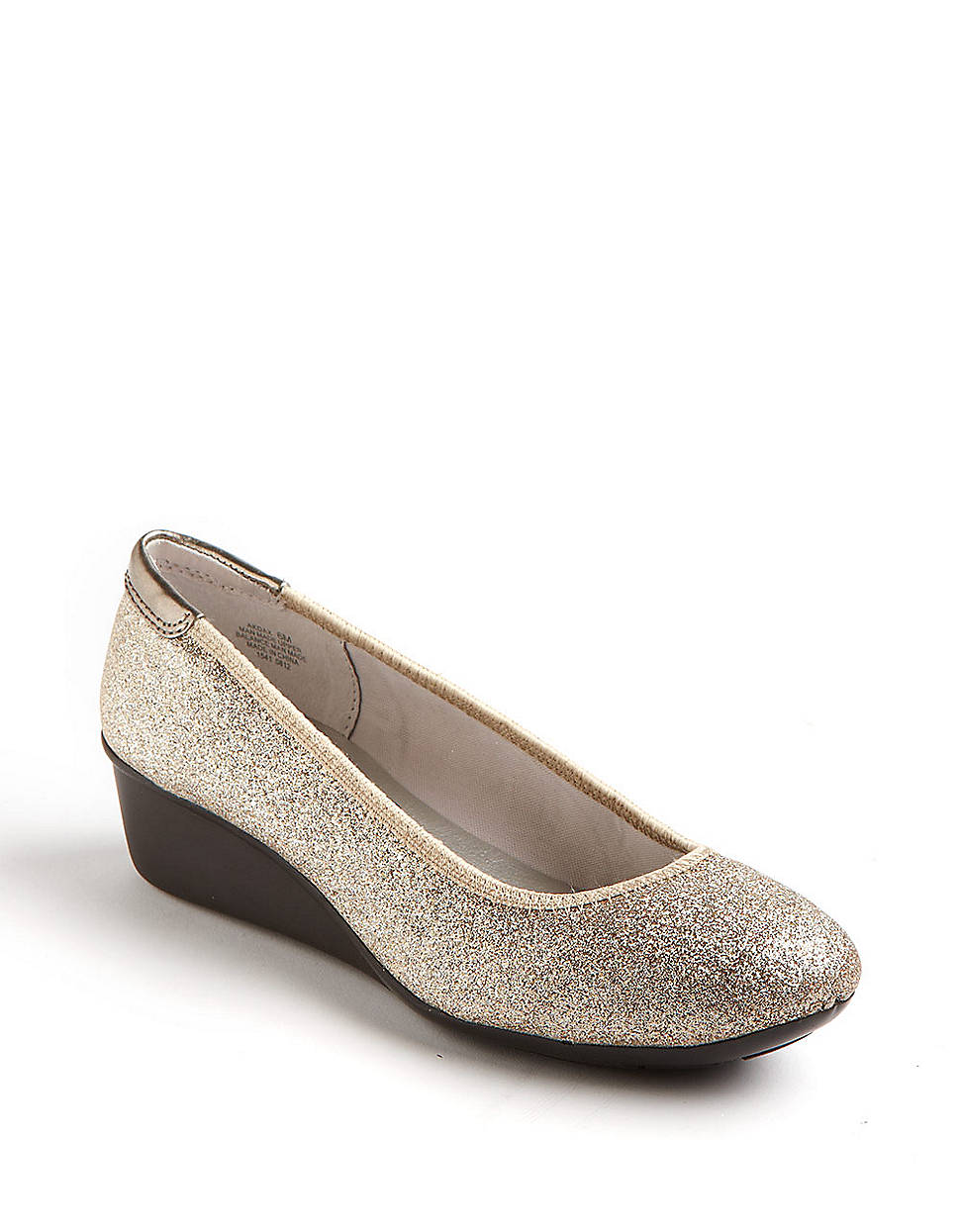 taupe wedge pump