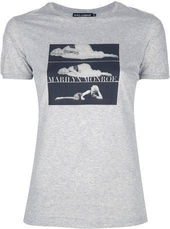 Dolce & Gabbana Photographic Print Tshirt - Lyst