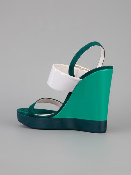 jil sander wedge sandals