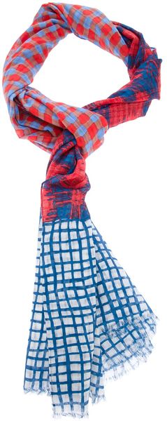 Marc By Marc Jacobs Checked Scarf - Lyst