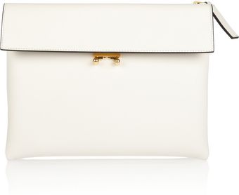 Marni Leather Clutch - Lyst