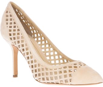 Pollini Mesh Pointed Pump - Lyst