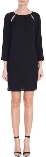 Tibi Alison Peekaboo Shift Dress - Lyst