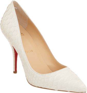 Christian Louboutin Python Batignolles - Lyst