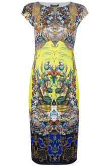 Roberto Cavalli Printed Dress - Lyst