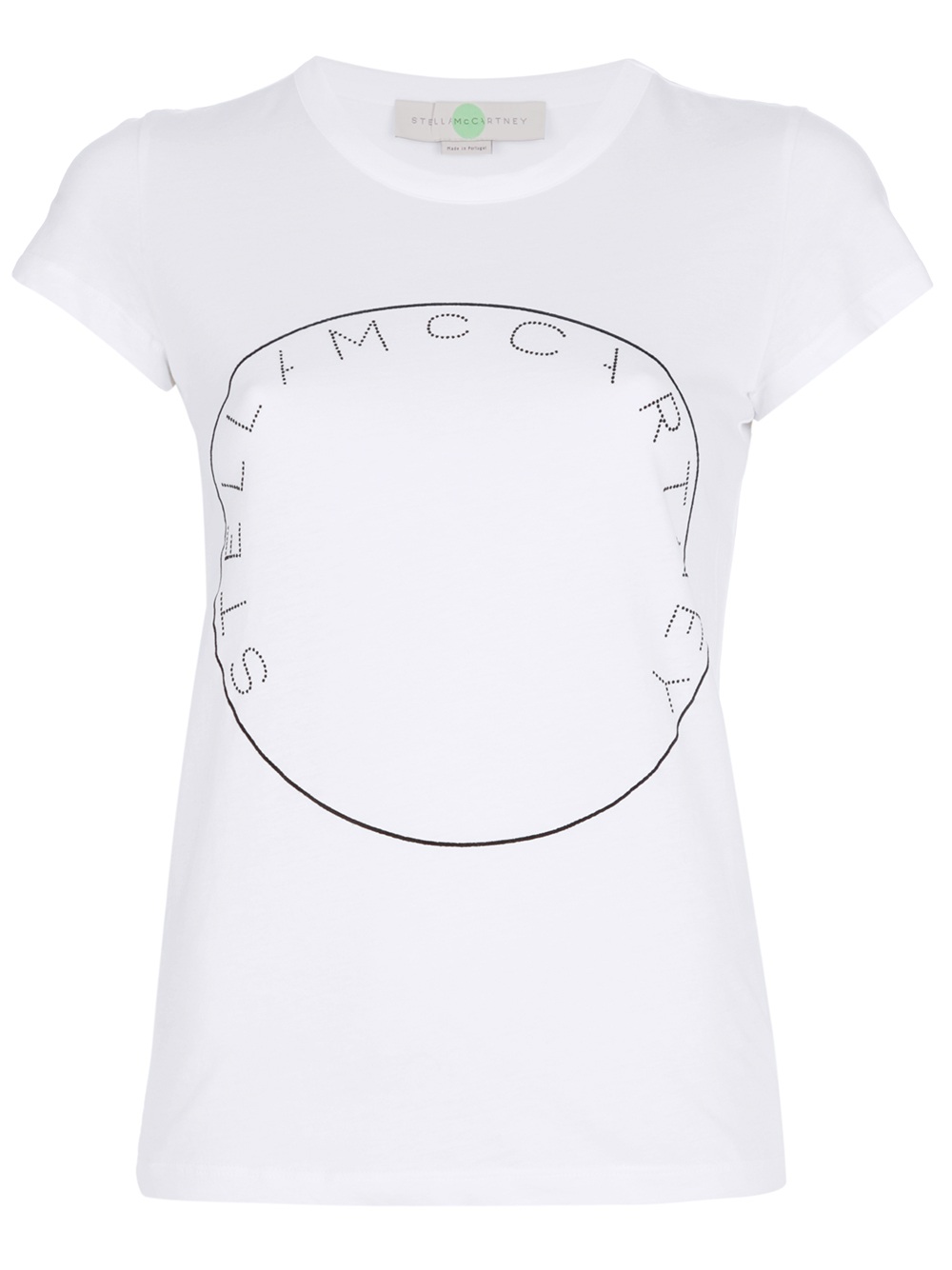 Stella Mccartney Logo T-Shirt in White | Lyst