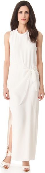 3.1 Phillip Lim Tie Waist Column Gown - Lyst