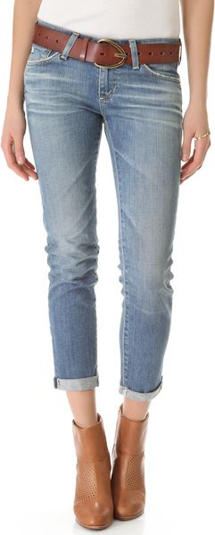 Ag Adriano Goldschmied Stilt Cigarette Roll Up Jeans - Lyst