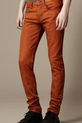 Burberry Shoreditch Coated Colour Skinny Fit Jeans