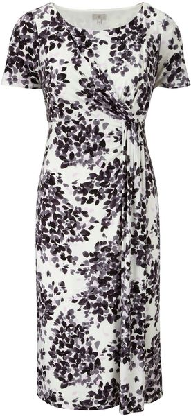 Cc Multicoloured Shadow Floral Jersey Dress - Lyst