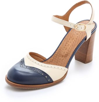 Chie Mihara Zoma Brogue Sandals - Lyst