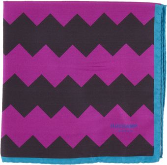Duchamp Mega Zag Pocket Square - Lyst