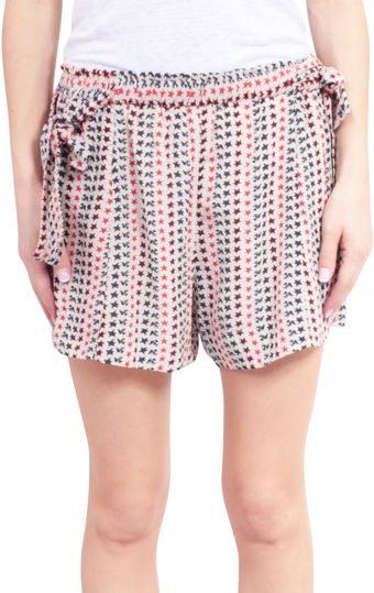 Etoile Isabel Marant Pantalone Corto Mel Crepe Di Seta - Lyst