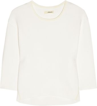 J Brand Griffith Stretch Texturedjersey Sweater - Lyst