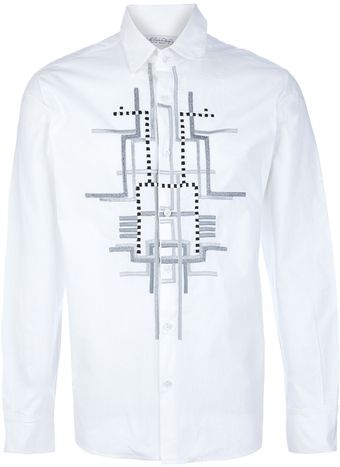 James Long Embroidered Shirt - Lyst