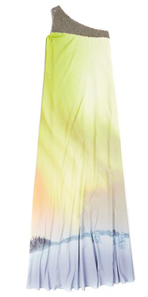 Matthew Williamson Aurora Silk Asymmetric Gown - Lyst