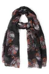 ModCloth Dome Grown Scarf in Black
