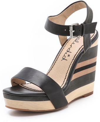 Splendid Kikka Striped Bottom Wedges - Lyst
