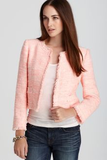 Alice + Olivia Jacket Kidman Open Front Box - Lyst