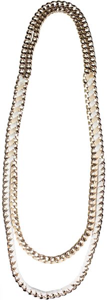 Amen Metal and Grosgrain Necklace - Lyst