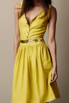 Burberry Brit Textured Silk Dress - Lyst