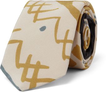 Burberry Prorsum Printed Silk Tie - Lyst