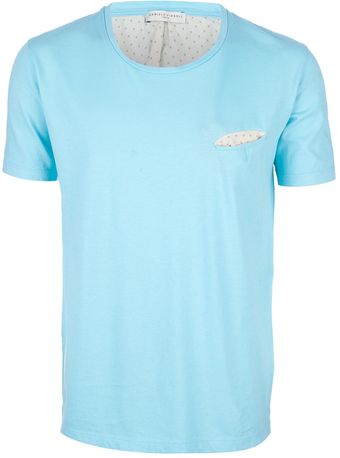 Daniele Fiesoli Contrast Chest Pocket Tshirt - Lyst