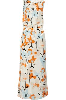 Diane Von Furstenberg Lou Lou Printed Silk Maxi Dress - Lyst