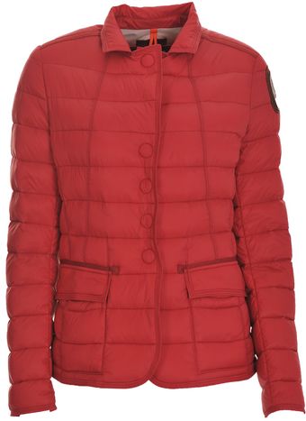Parajumpers Alisee Red Lightweight Quilted Jacket - Lyst