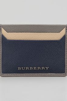 Burberry Saffiano Multicolor Card Case - Lyst