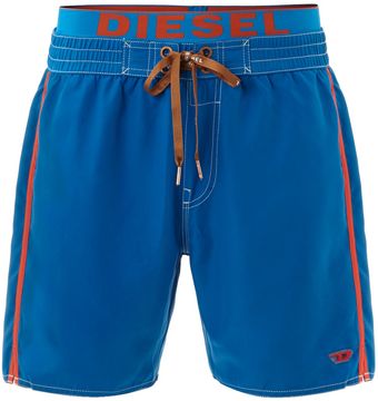 Diesel Meduim Length Dolphin Swim Short - Lyst