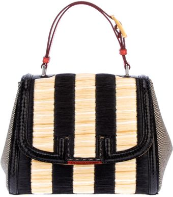 Fendi Striped Tote - Lyst