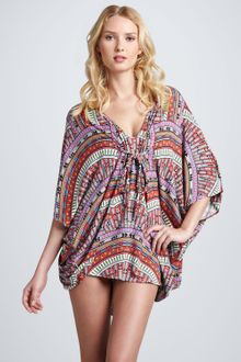 Mara Hoffman Printed Butterfly Poncho Coverup - Lyst