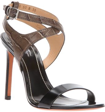 Santoni Stiletto Sandal - Lyst
