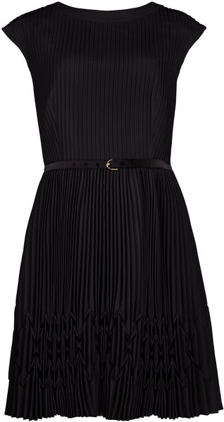 Ted Baker Terna Pleated Hem Dress - Lyst