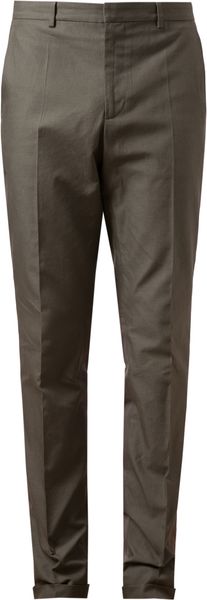 Valentino Tailored Cotton Trousers - Lyst