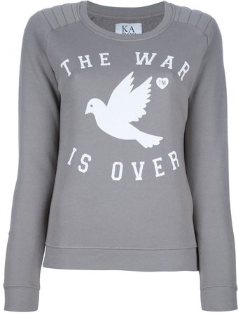 Zoe Karssen 'War Is' Sweater - Lyst