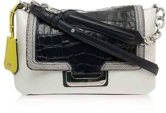 Diane Von Furstenberg Croc Embroidered Bag - Lyst