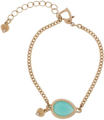 Martine Wester Journey Pear Shaped Turquoise Gold Bracelet - Lyst
