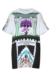 Mary Katrantzou  Printed Botanist Oversized Jersey T-Shirt - Lyst