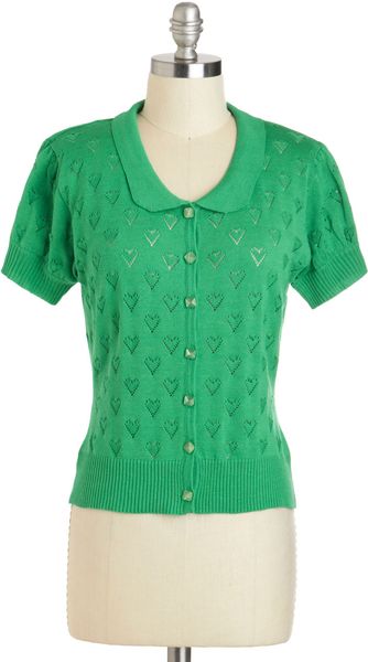 ModCloth Left My Heart Sweater - Lyst