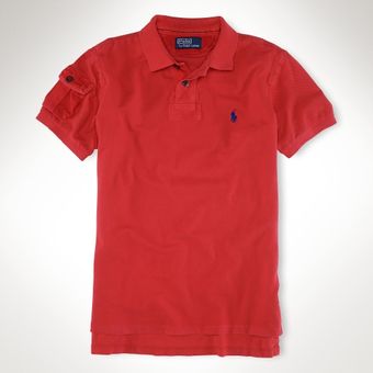 Polo Ralph Lauren Custom Fit Weathered Polo - Lyst