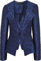 Roland Mouret Dickens Leopard Effect Jacquard Jacket