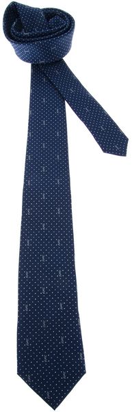 Yves Saint Laurent Patterned Tie - Lyst